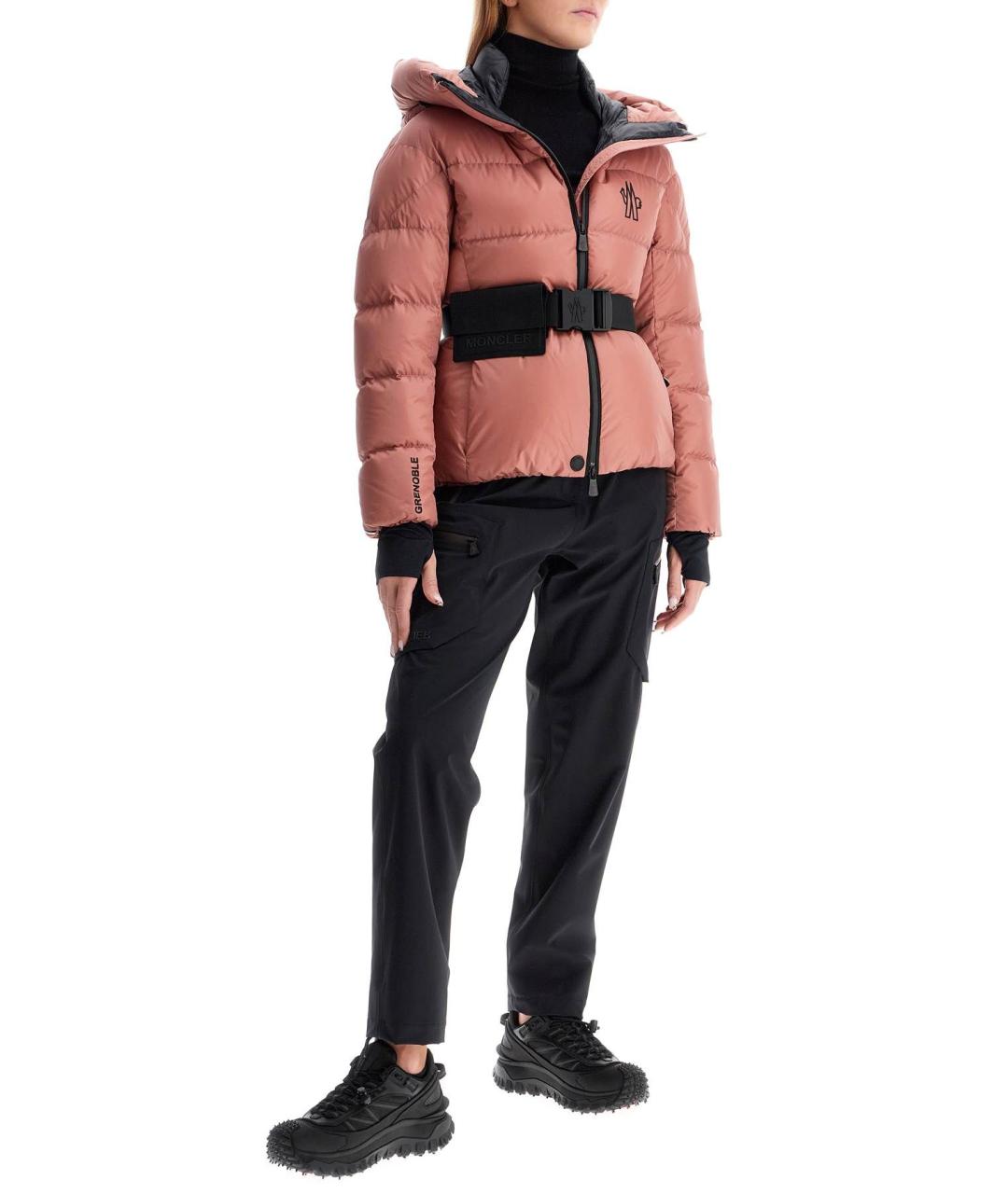 MONCLER GRENOBLE Розовая куртка, фото 3