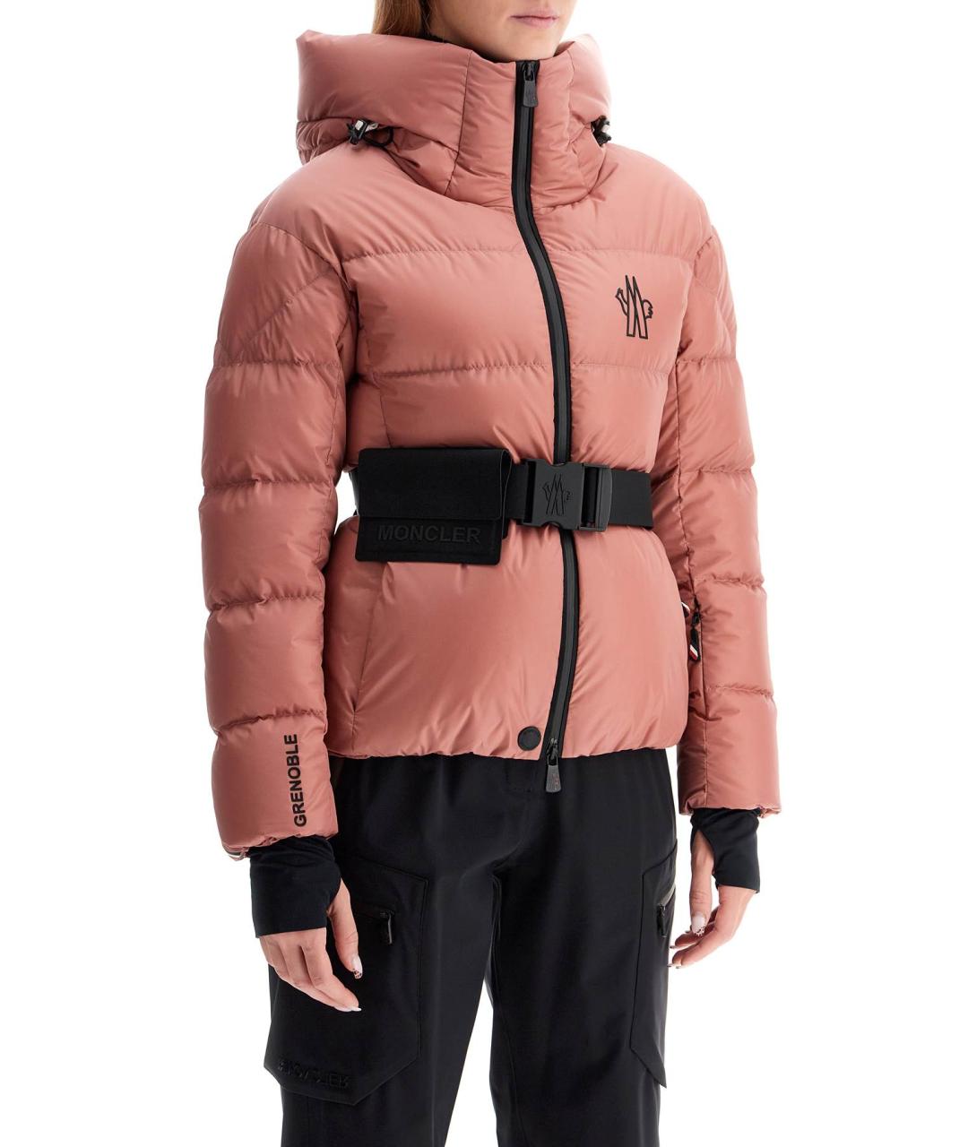 MONCLER GRENOBLE Розовая куртка, фото 4