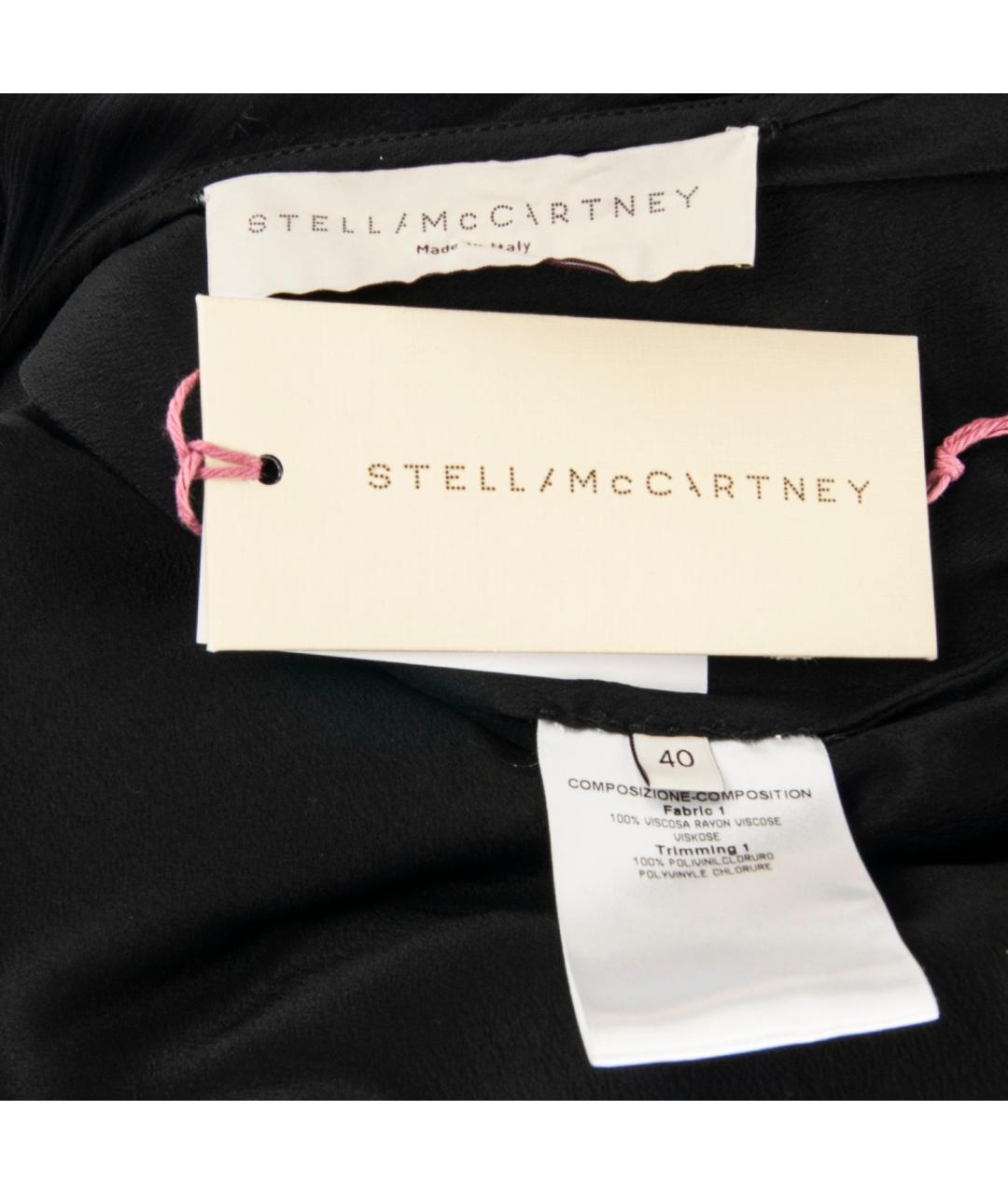 STELLA MCCARTNEY Черное вискозное вечернее платье, фото 4
