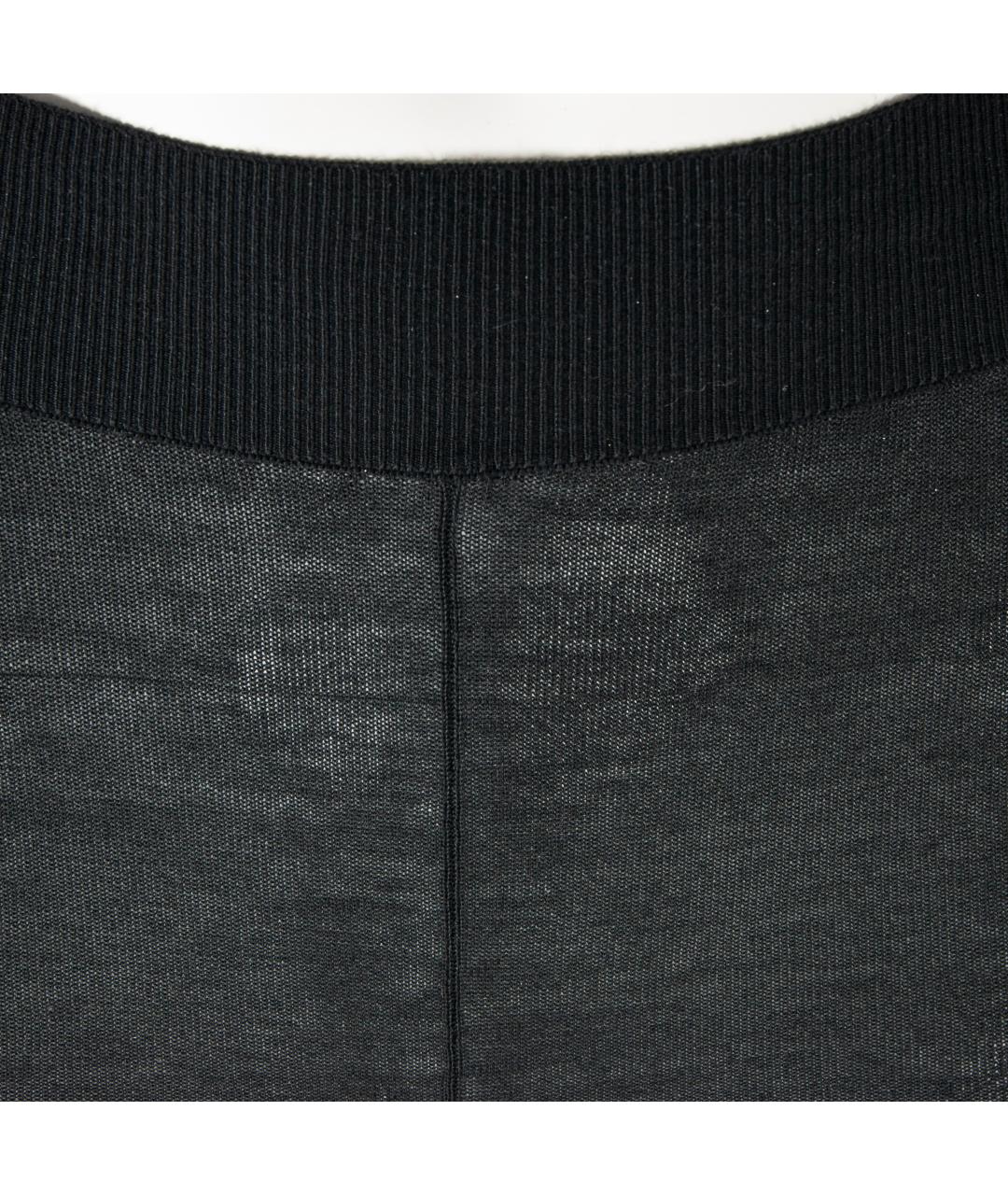 STELLA MCCARTNEY Черные шерстяные леггинсы и велосипедки, фото 2