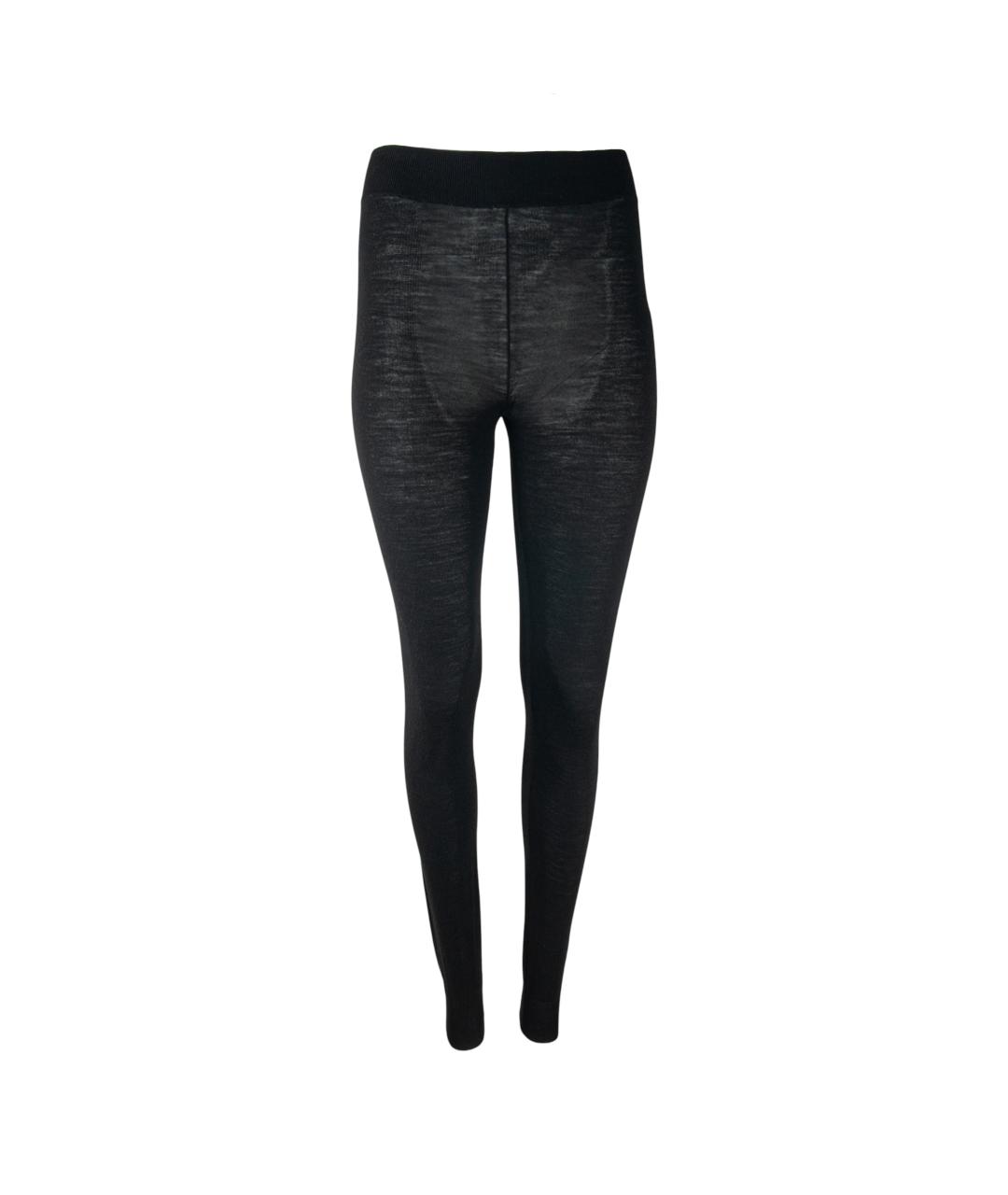 STELLA MCCARTNEY Черные шерстяные леггинсы и велосипедки, фото 1