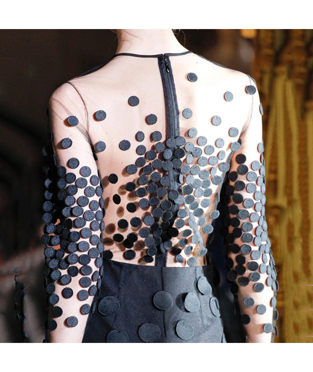 STELLA MCCARTNEY Черное хлопковое вечернее платье, фото 6