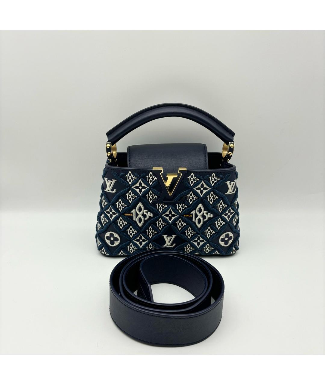 LOUIS VUITTON Черная сумка с короткими ручками, фото 8