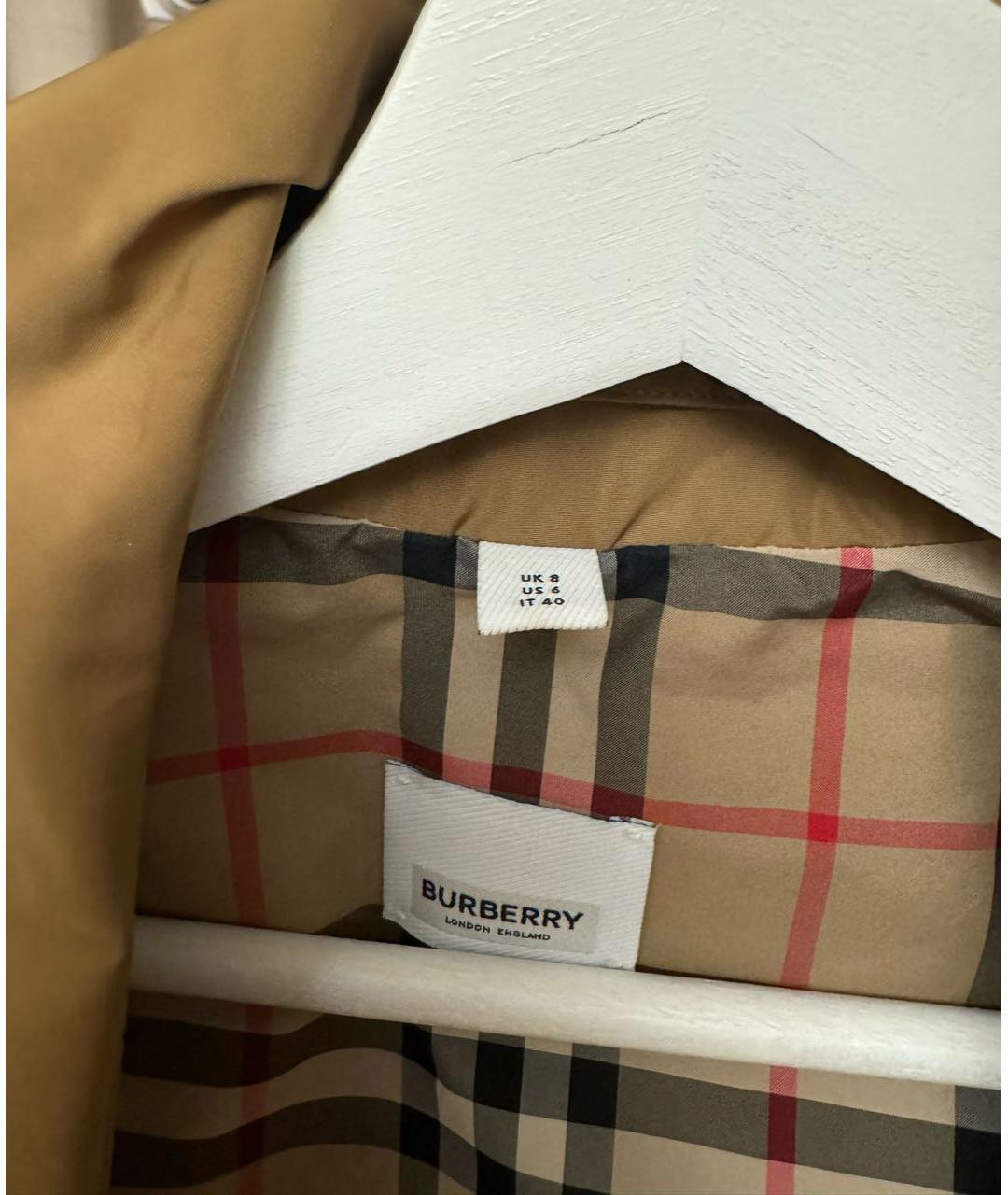 BURBERRY Бежевый тренч/плащ, фото 2