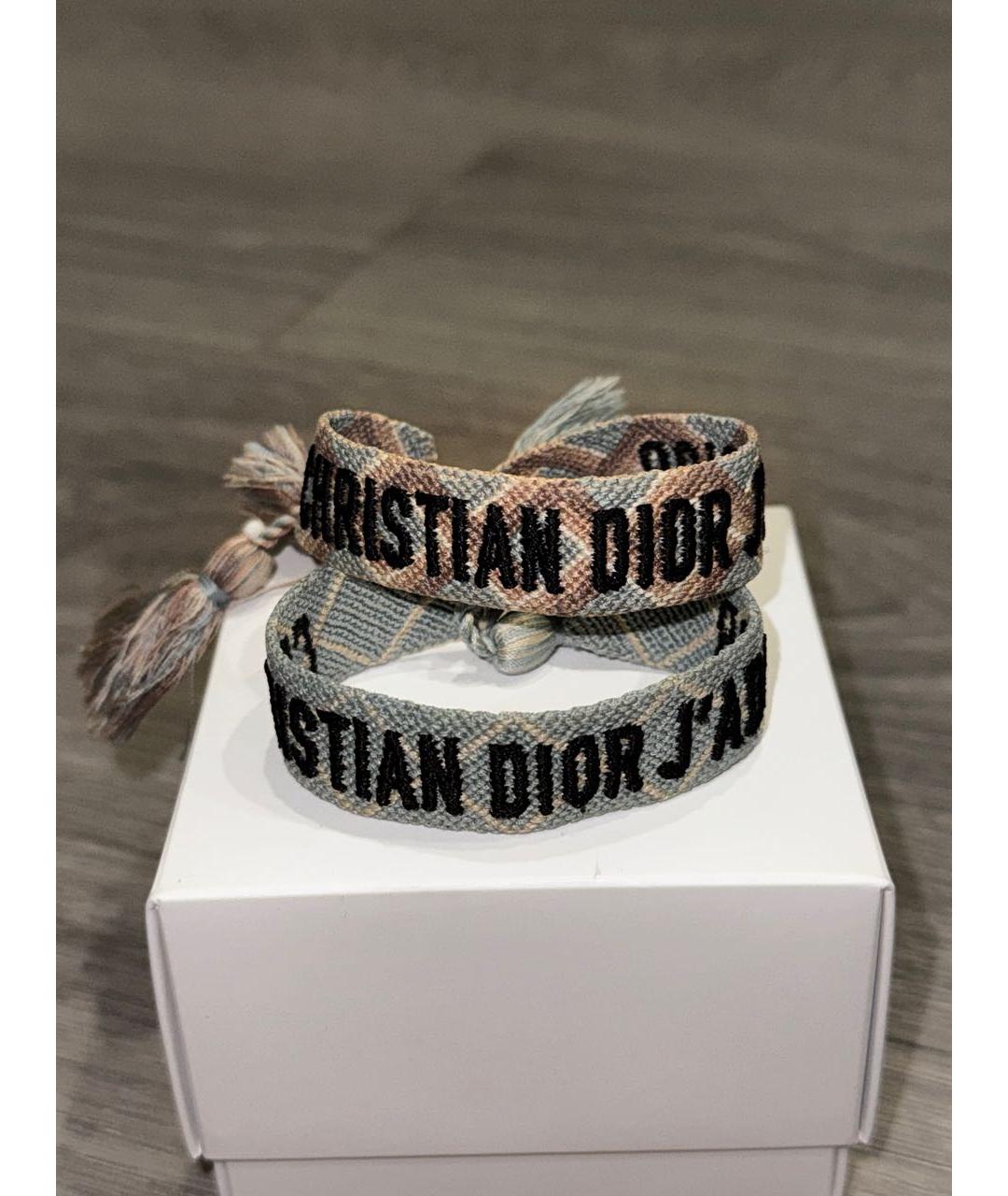 CHRISTIAN DIOR Голубой браслет, фото 3