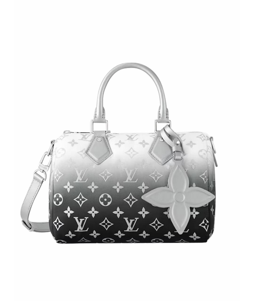 LOUIS VUITTON Белая кожаная сумка с короткими ручками, фото 1