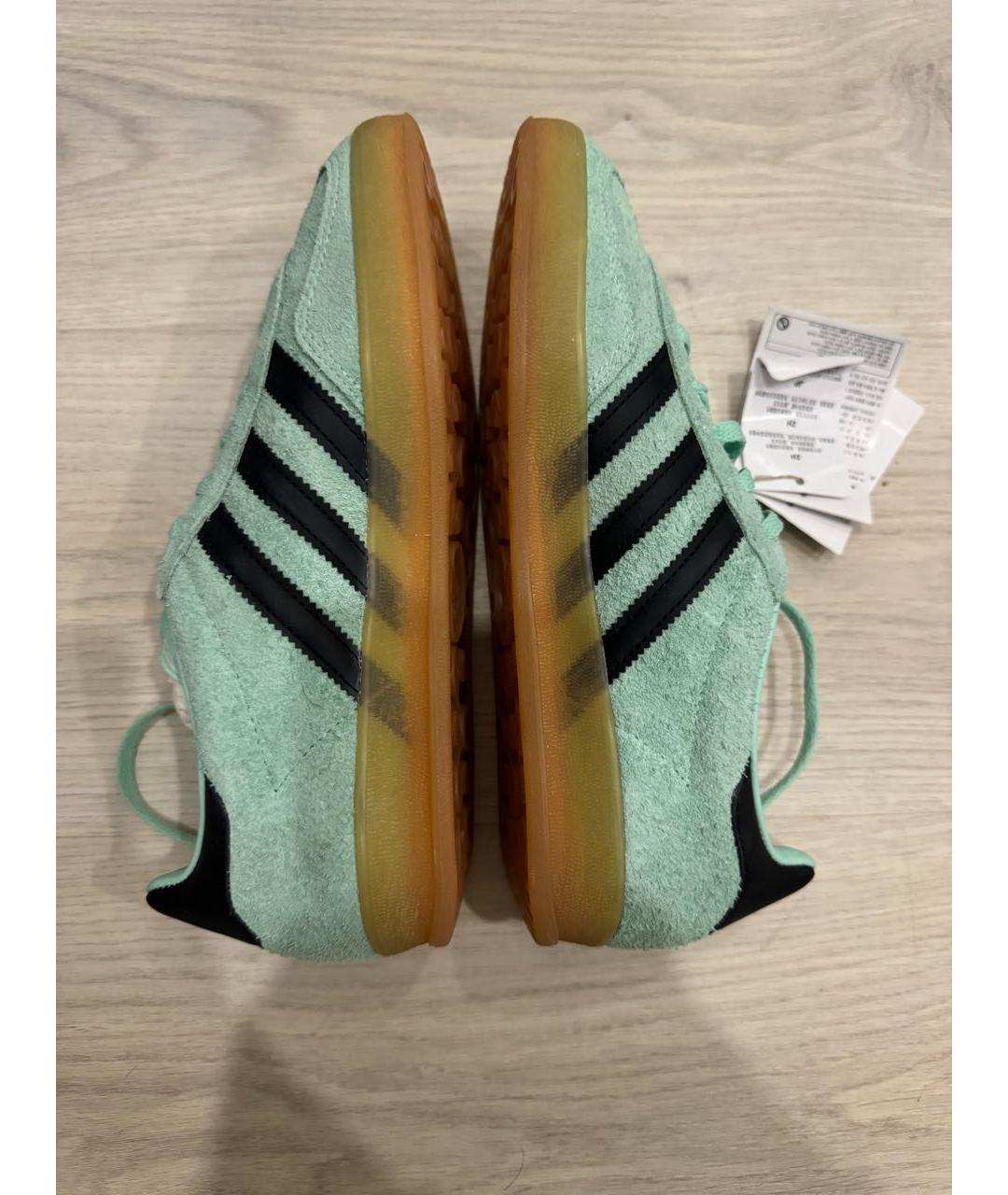 ADIDAS Салатовые замшевые кроссовки, фото 8