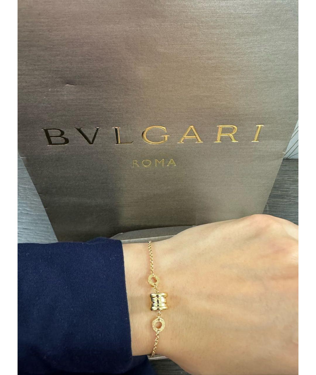 BVLGARI Золотой браслет из желтого золота, фото 5