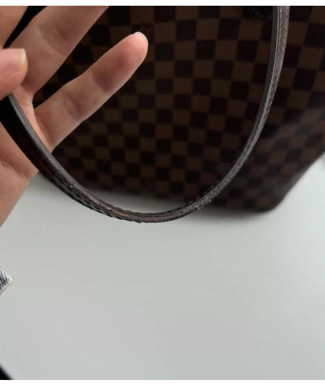 LOUIS VUITTON Коричневая сумка тоут, фото 4