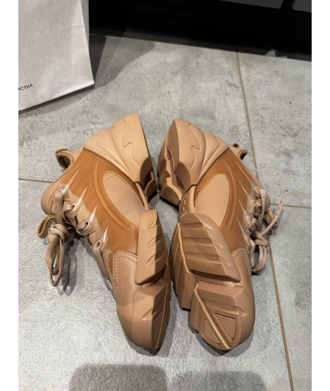 CHRISTIAN DIOR Бежевые кроссовки, фото 8