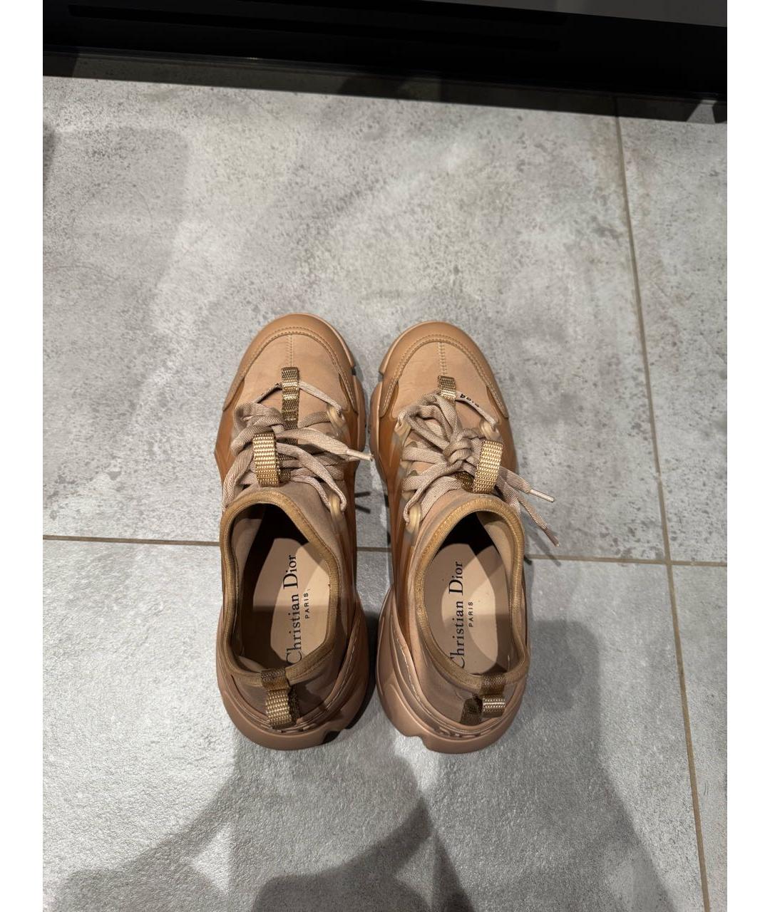 CHRISTIAN DIOR Бежевые кроссовки, фото 3