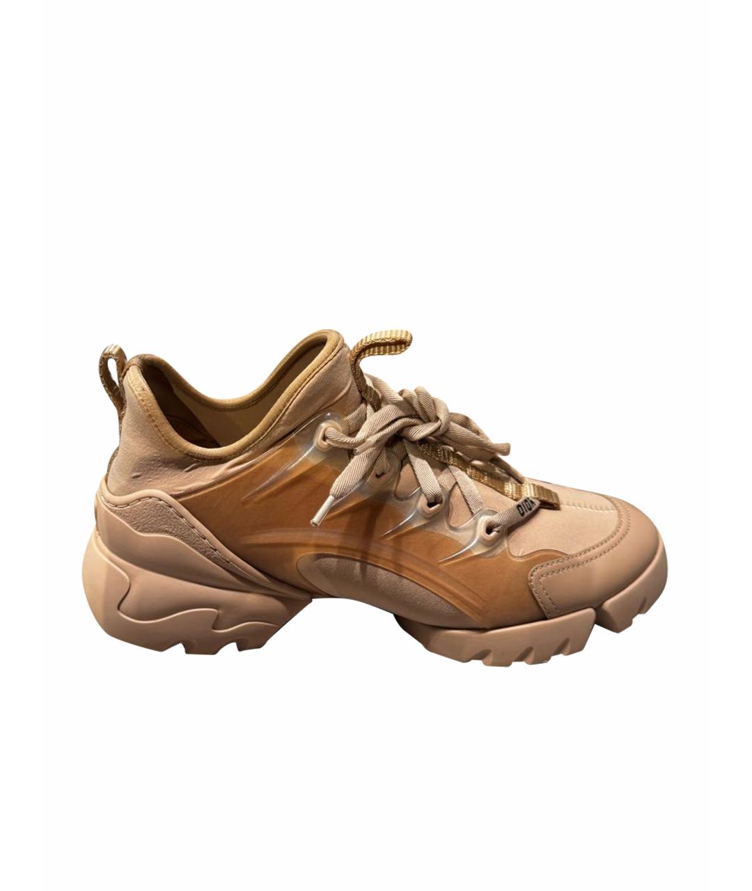 CHRISTIAN DIOR Бежевые кроссовки, фото 1