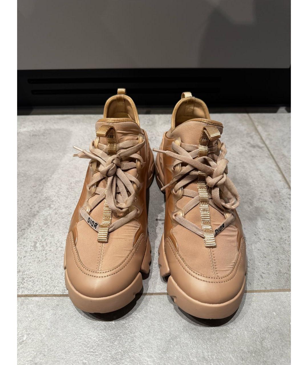 CHRISTIAN DIOR Бежевые кроссовки, фото 2