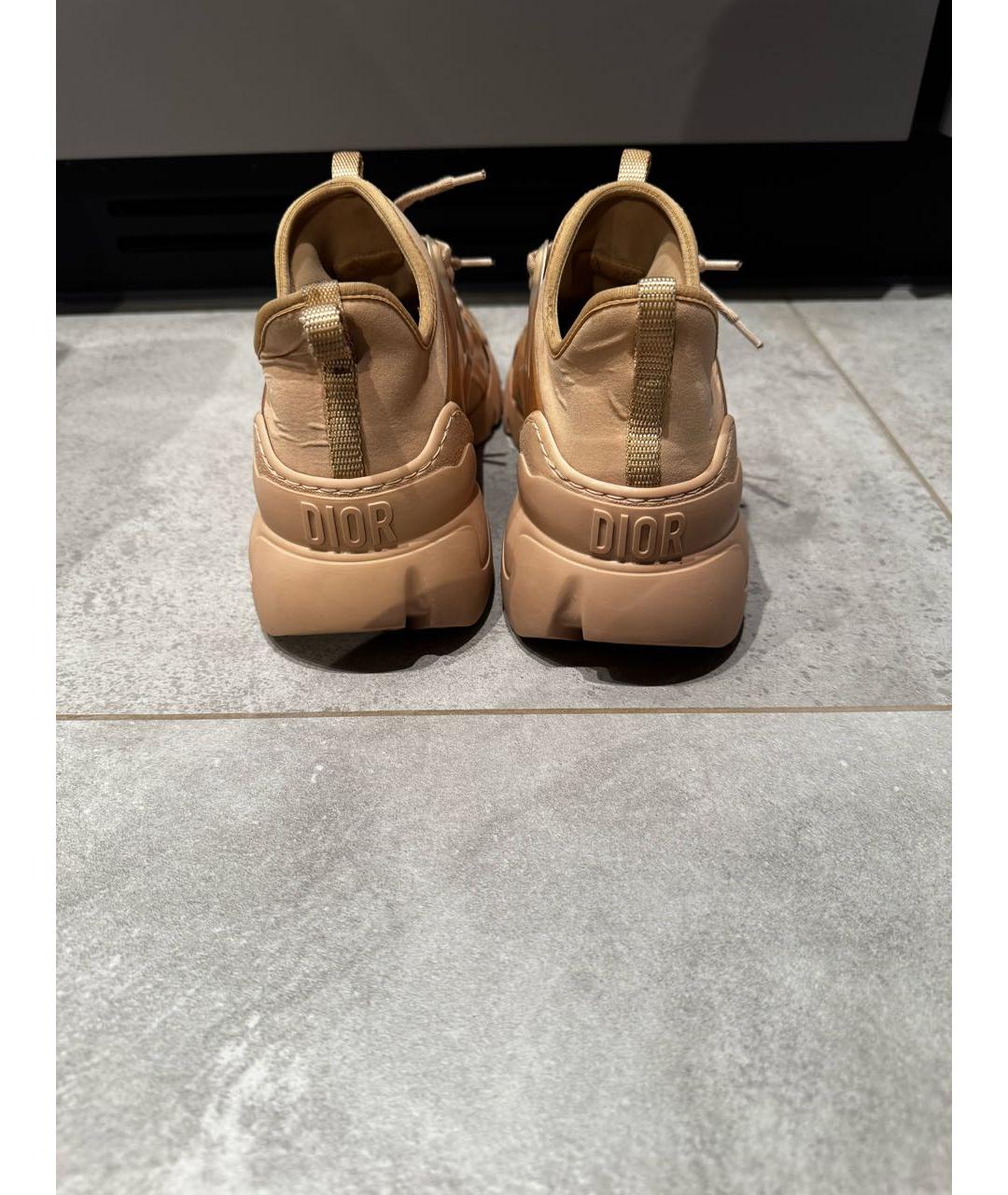 CHRISTIAN DIOR Бежевые кроссовки, фото 4