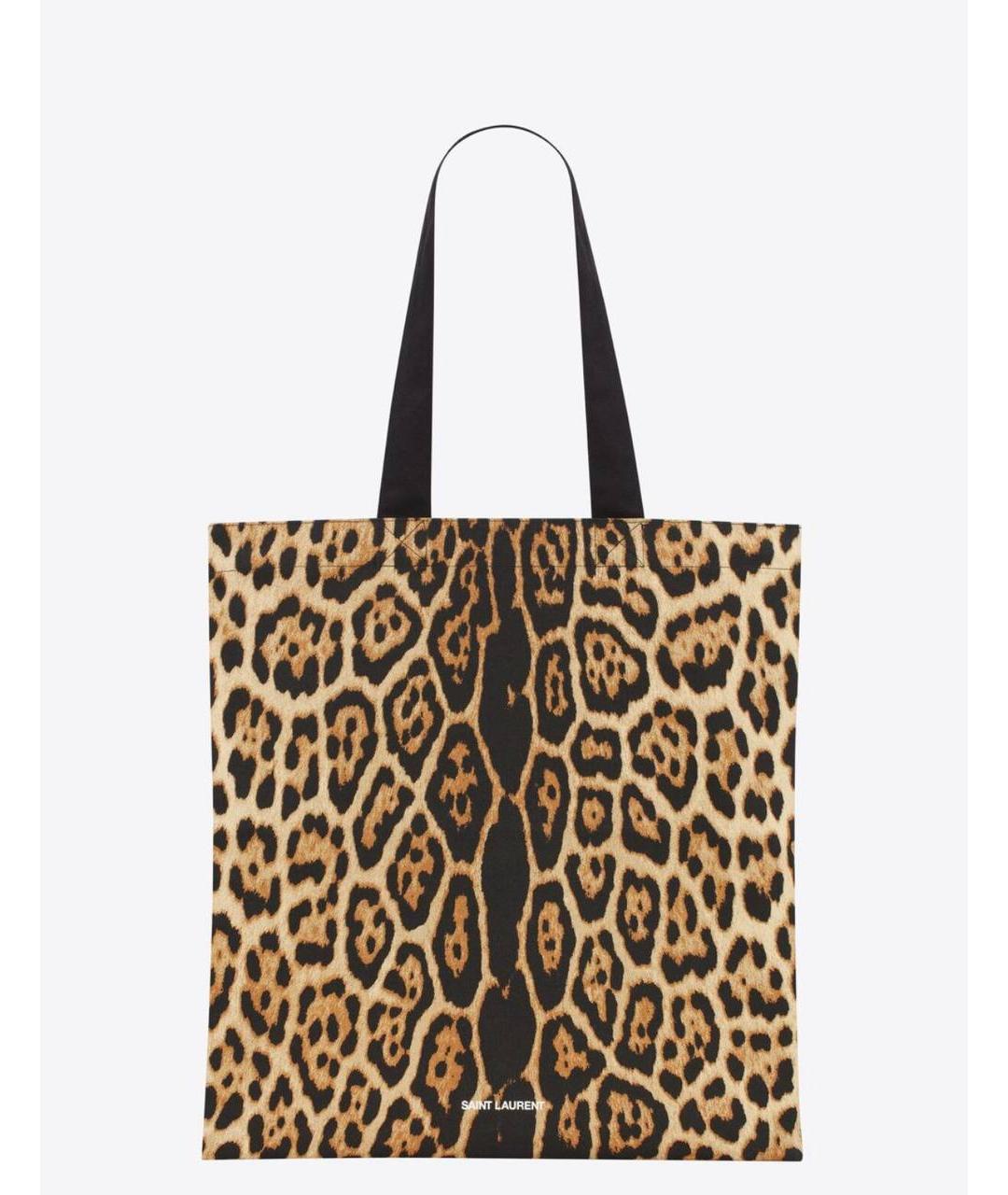 SAINT LAURENT Тканевая сумка тоут, фото 5