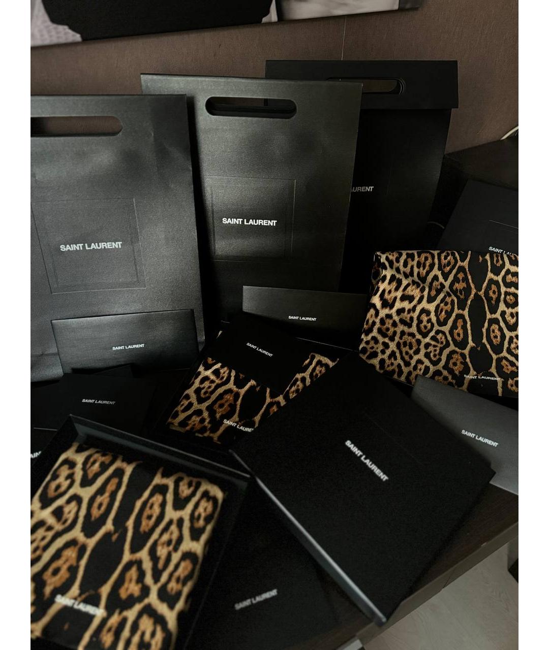 SAINT LAURENT Тканевая сумка тоут, фото 3