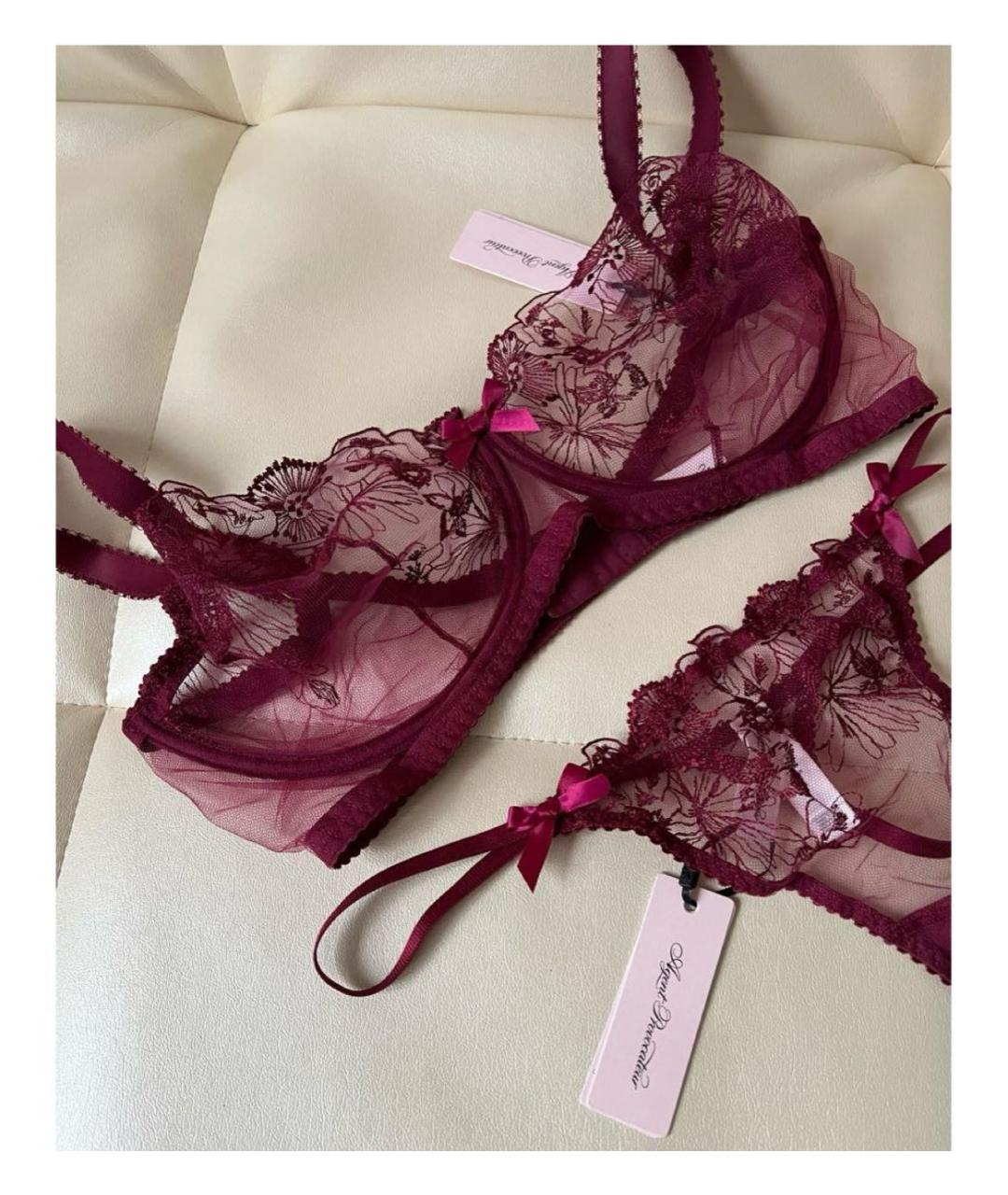 AGENT PROVOCATEUR Бордовый комплекты, фото 2