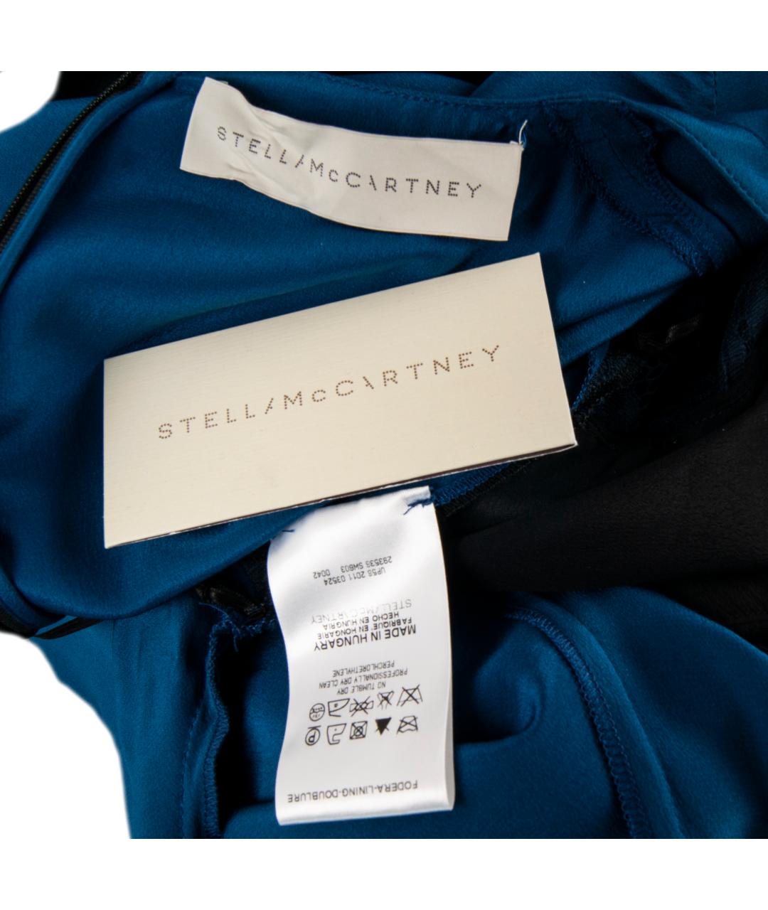 STELLA MCCARTNEY Черное вискозное коктейльное платье, фото 4