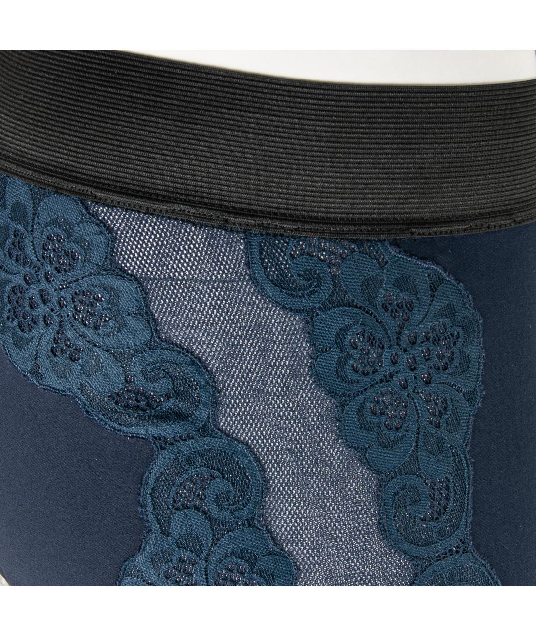 STELLA MCCARTNEY Темно-синие хлопковые брюки узкие, фото 2