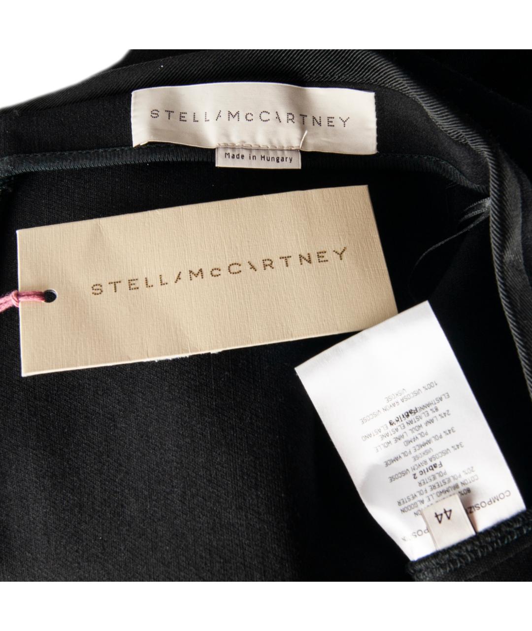 STELLA MCCARTNEY Черная хлопковая юбка миди, фото 4
