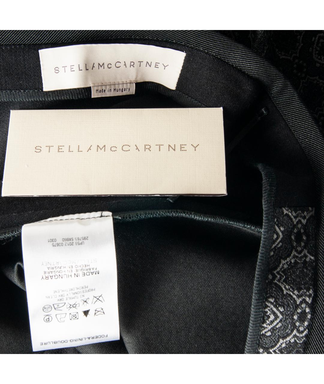 STELLA MCCARTNEY Черная хлопковая юбка миди, фото 4