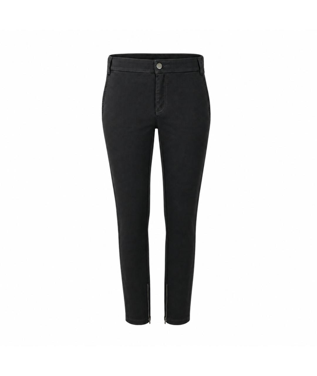 STELLA MCCARTNEY Черные хлопко-эластановые джинсы слим, фото 1