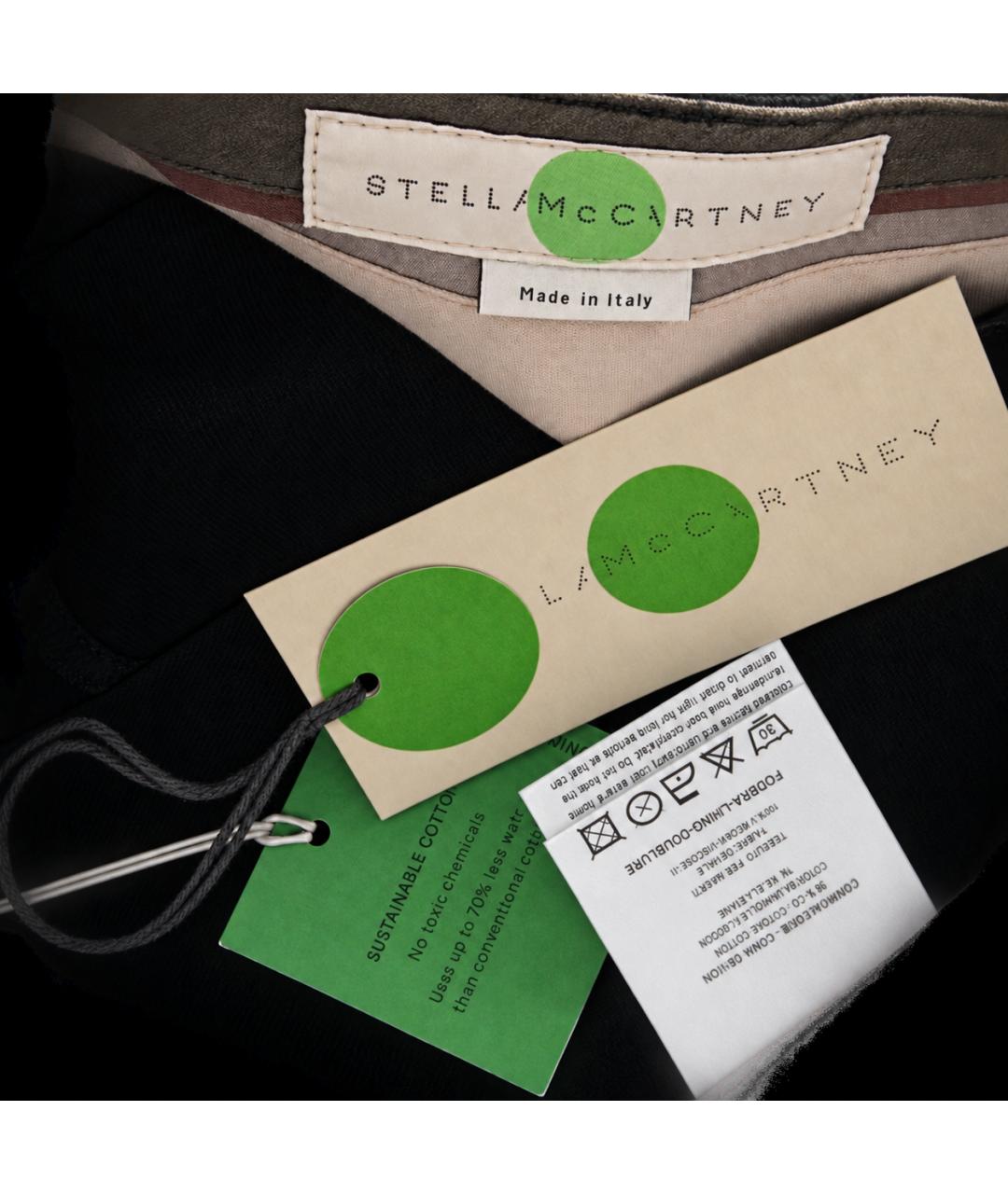 STELLA MCCARTNEY Черные хлопко-эластановые джинсы слим, фото 7