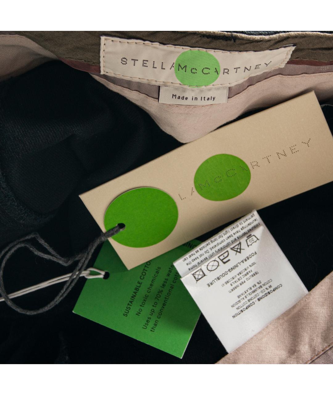 STELLA MCCARTNEY Черные хлопко-эластановые джинсы слим, фото 6