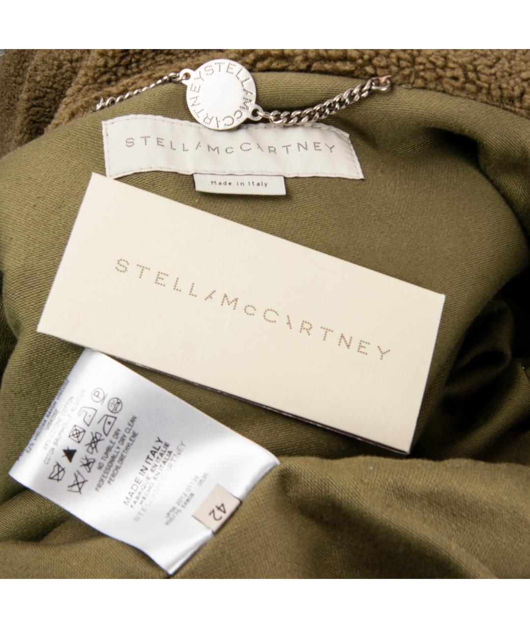 STELLA MCCARTNEY Хаки полиэстеровая куртка, фото 4