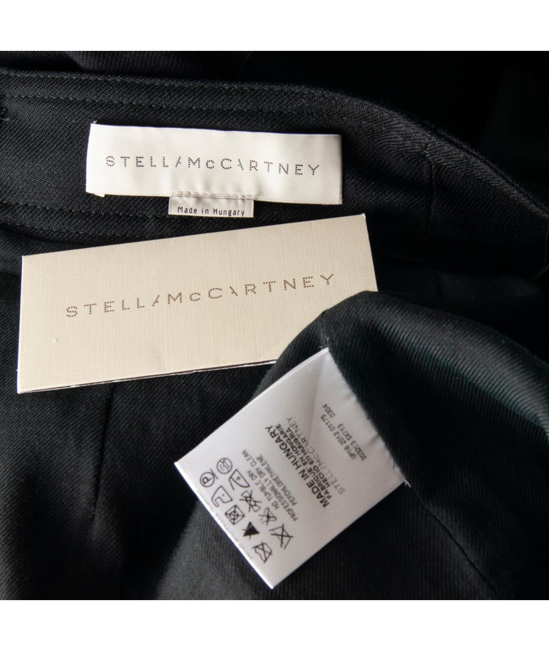 STELLA MCCARTNEY Черная шерстяная юбка миди, фото 5