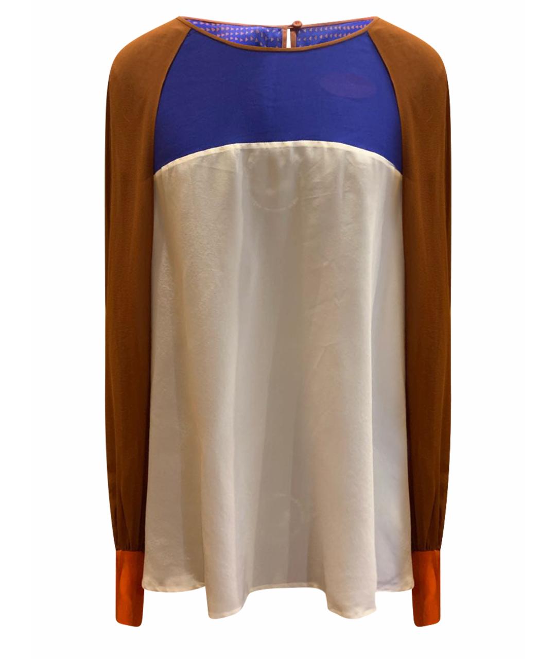 BCBG MAXAZRIA Мульти шелковая блузы, фото 1