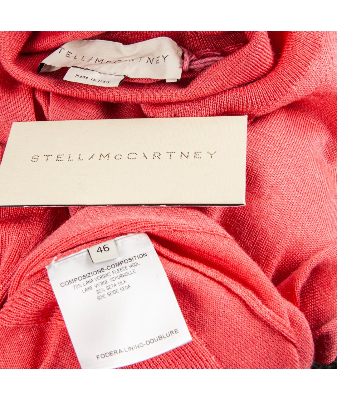 STELLA MCCARTNEY Коралловая кашемировая водолазка, фото 4