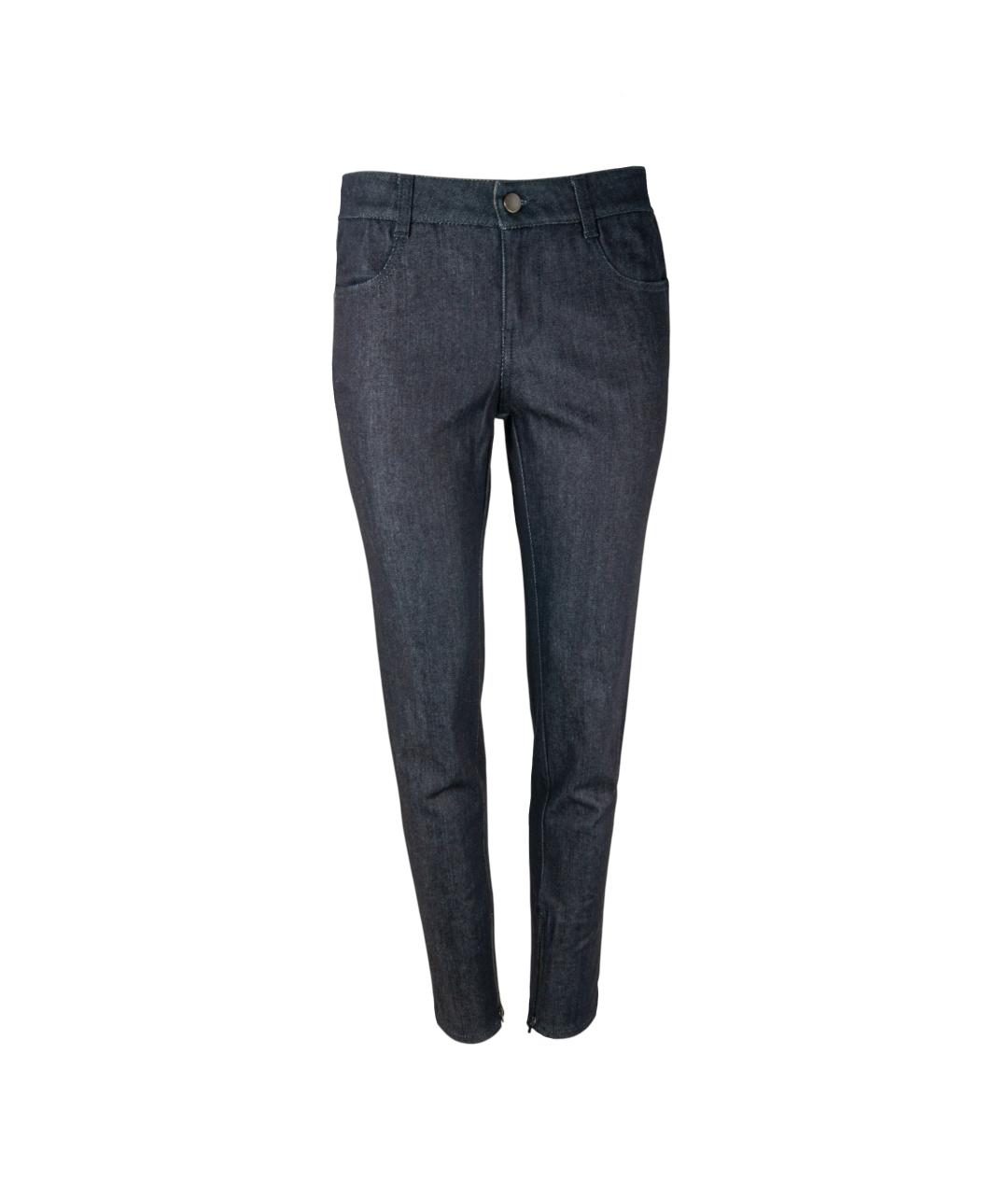 STELLA MCCARTNEY Темно-синие хлопко-эластановые джинсы слим, фото 1