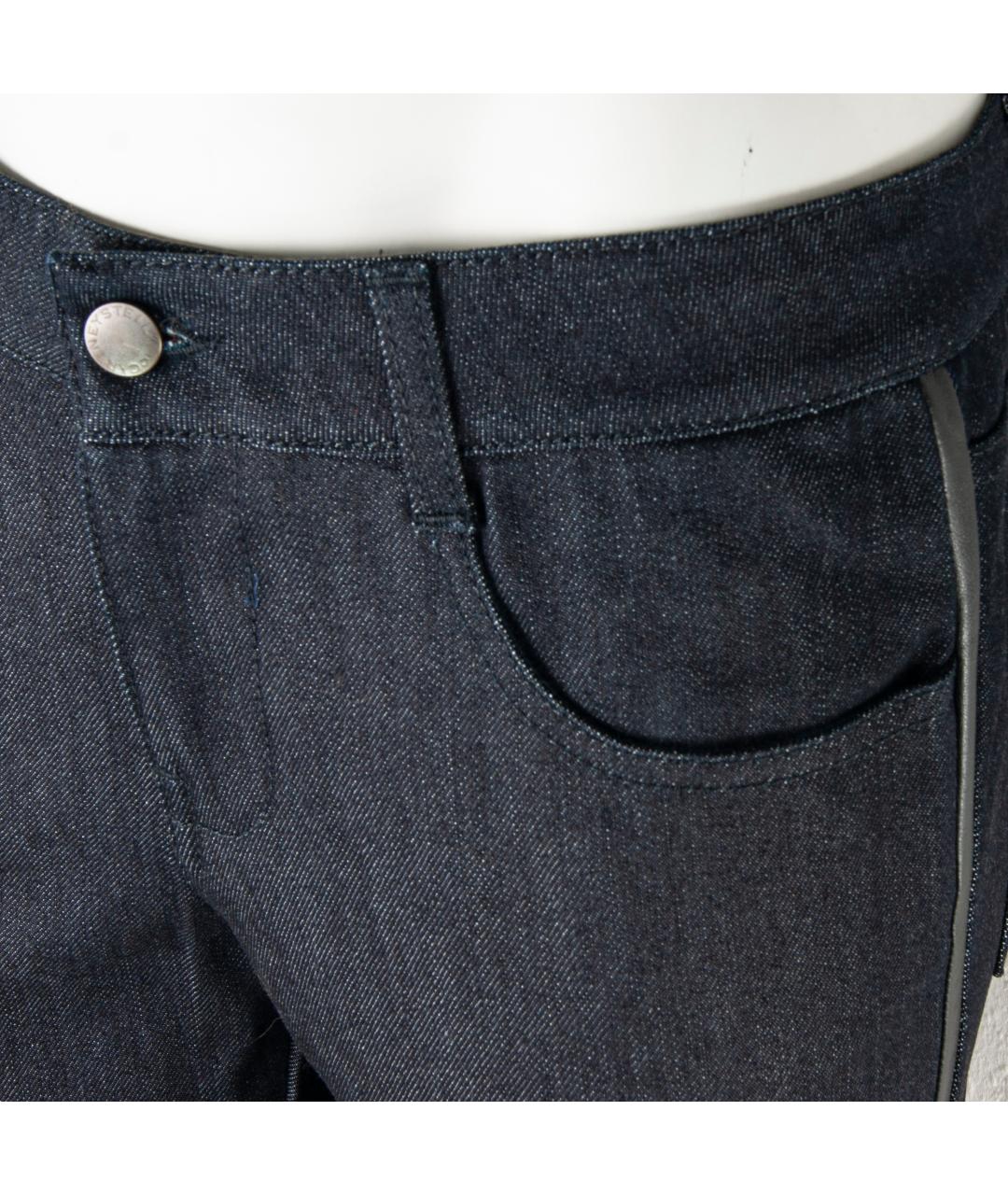 STELLA MCCARTNEY Темно-синие хлопко-эластановые джинсы слим, фото 2