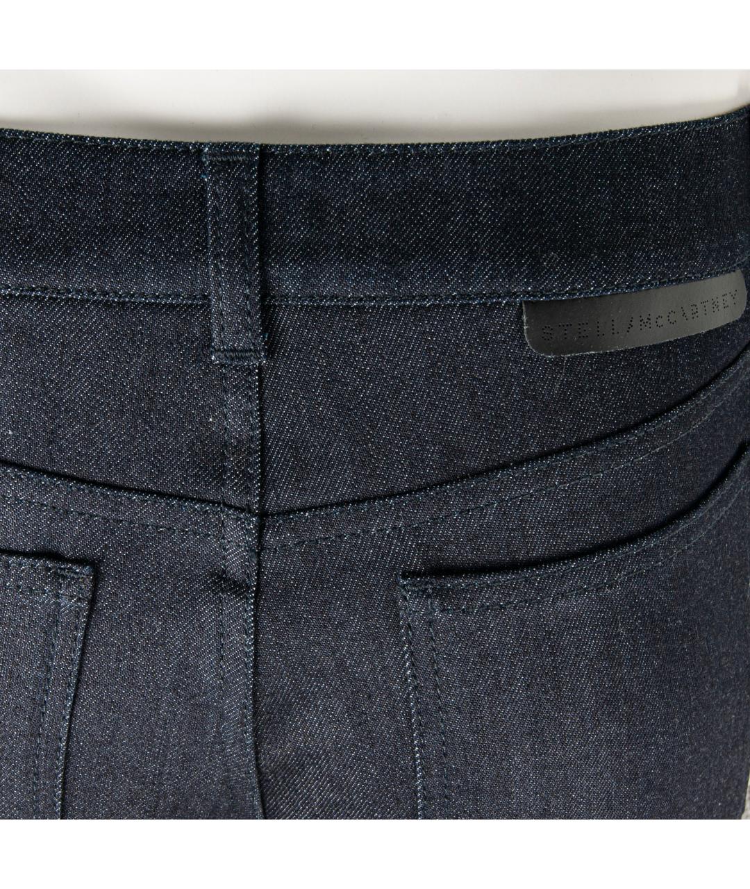 STELLA MCCARTNEY Темно-синие хлопко-эластановые джинсы слим, фото 5