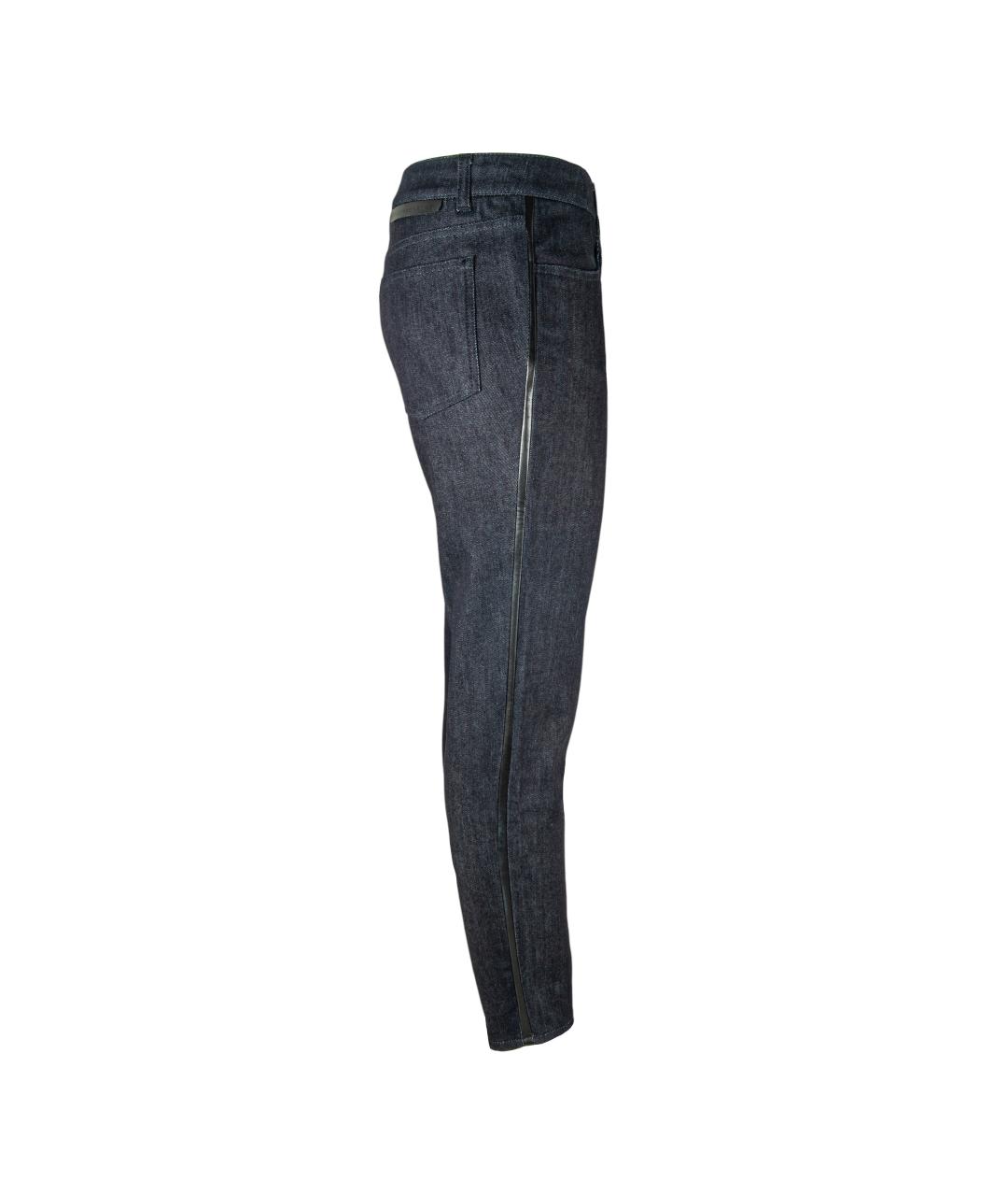 STELLA MCCARTNEY Темно-синие хлопко-эластановые джинсы слим, фото 3