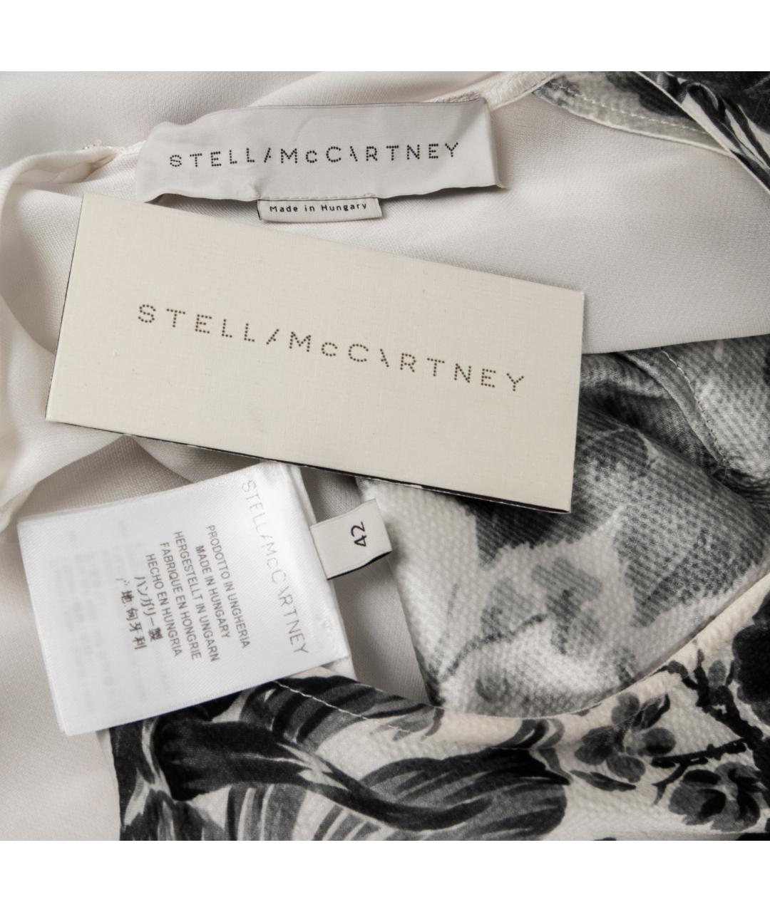 STELLA MCCARTNEY Белая шелковая блузы, фото 4