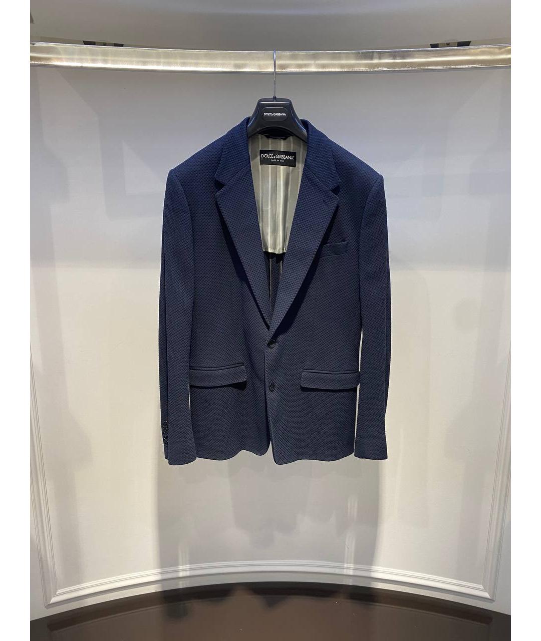 DOLCE&GABBANA Синий пиджак, фото 3