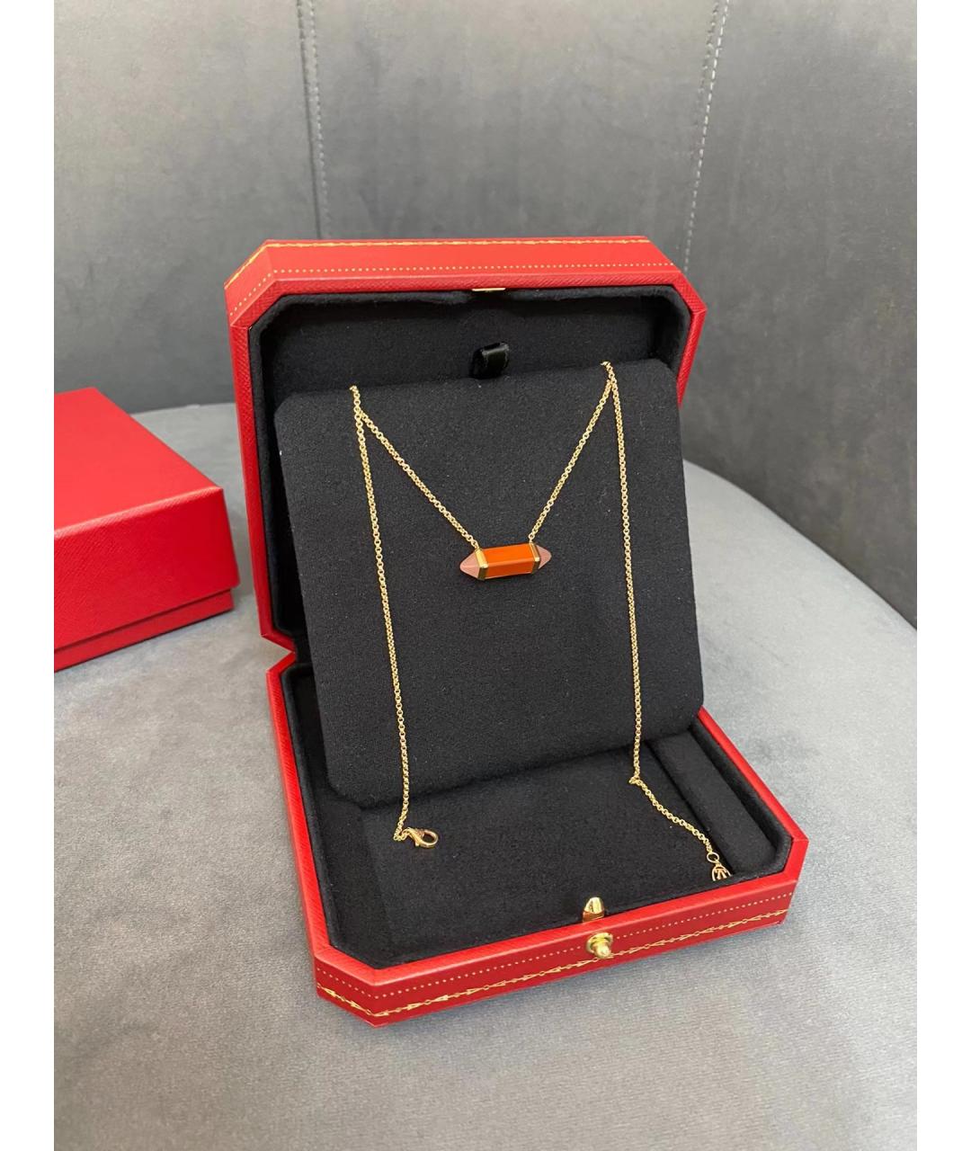 CARTIER Красное колье из розового золота, фото 5