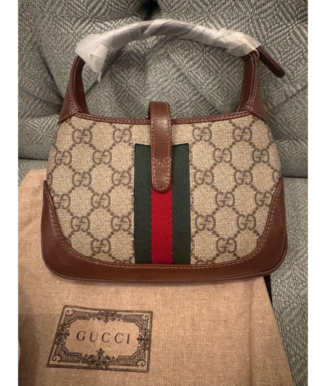 GUCCI Коричневая сумка через плечо, фото 4