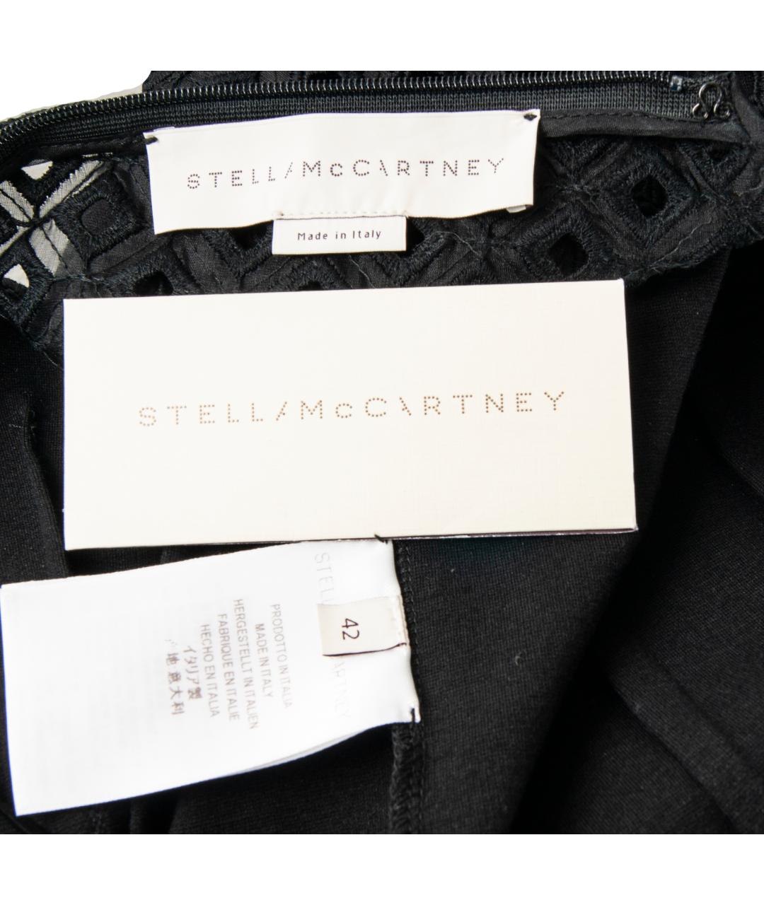 STELLA MCCARTNEY Черное хлопковое вечернее платье, фото 4