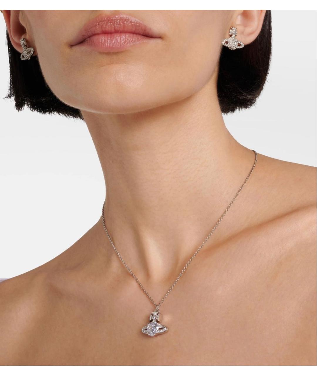 VIVIENNE WESTWOOD Серебряные латунные серьги, фото 6