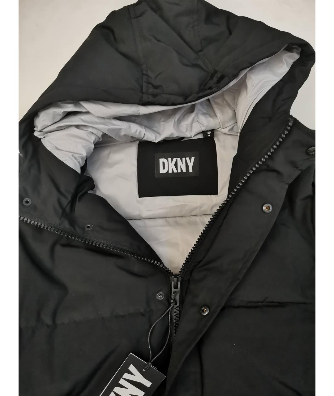 DKNY Черный пуховик, фото 3