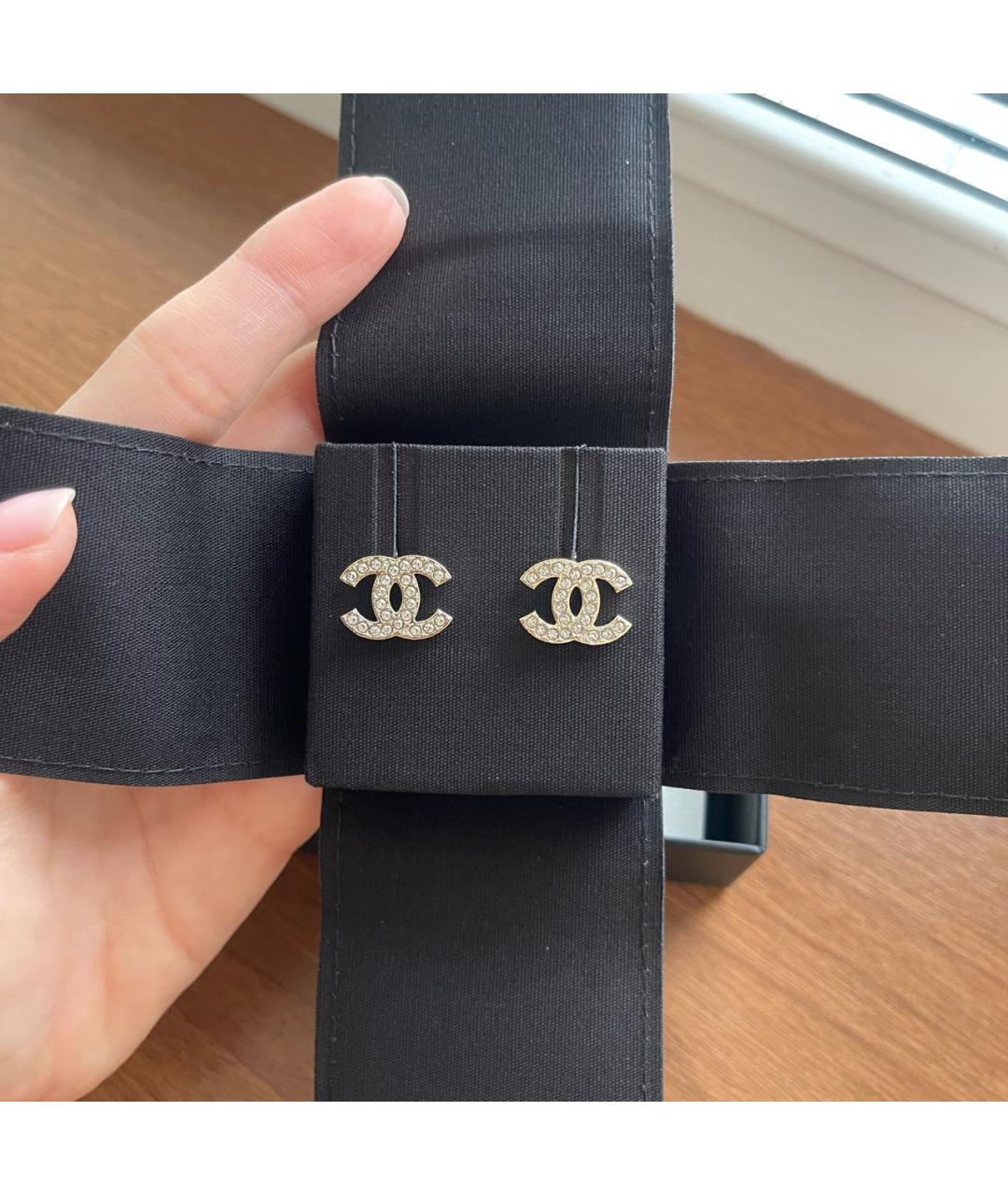 CHANEL Серебряные серьги, фото 8