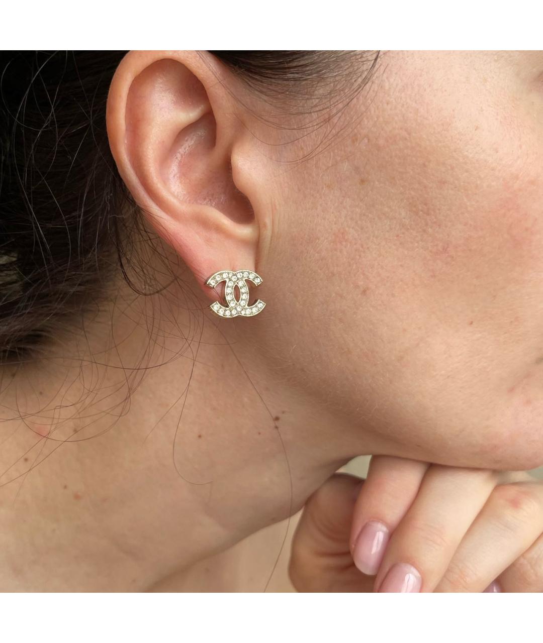 CHANEL Серебряные серьги, фото 5
