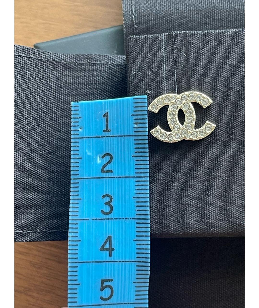 CHANEL Серебряные серьги, фото 2