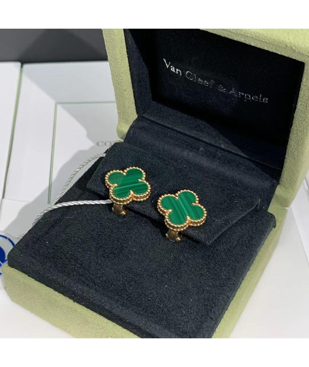 VAN CLEEF & ARPELS Золотые серьги из желтого золота, фото 4