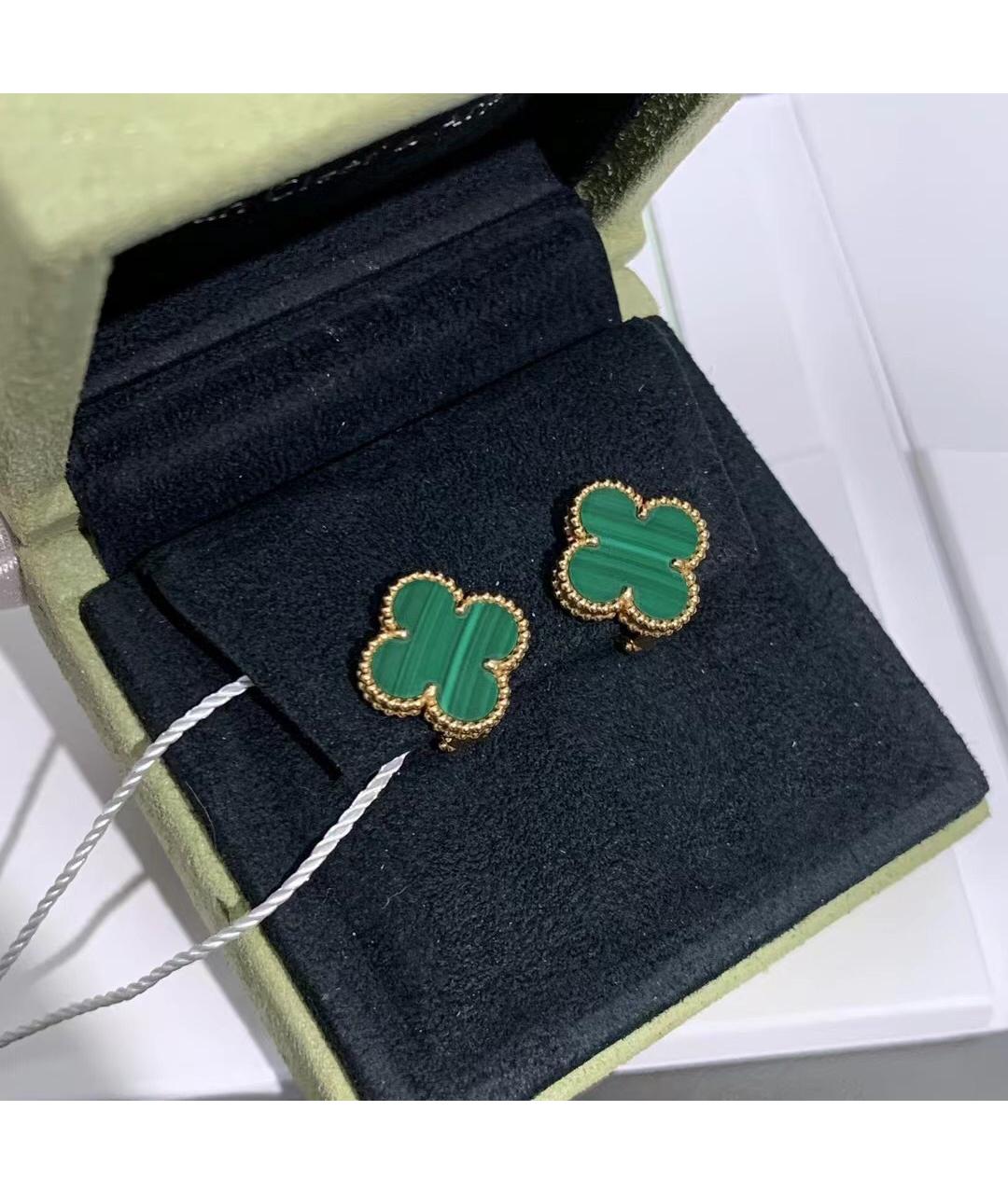 VAN CLEEF & ARPELS Золотые серьги из желтого золота, фото 9