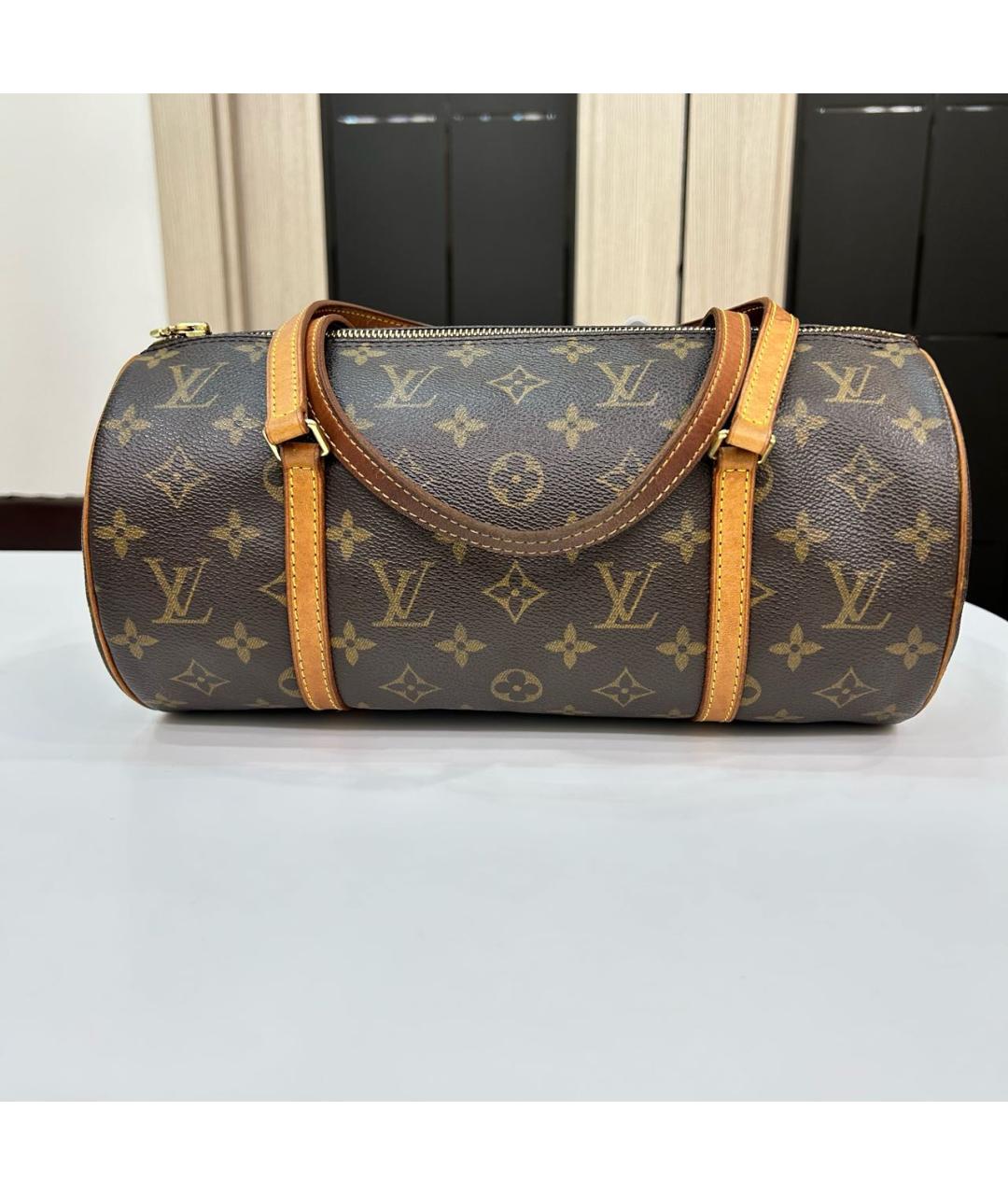 LOUIS VUITTON Коричневая сумка через плечо, фото 9