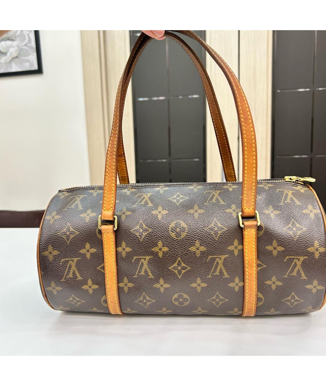 LOUIS VUITTON Коричневая сумка через плечо, фото 3